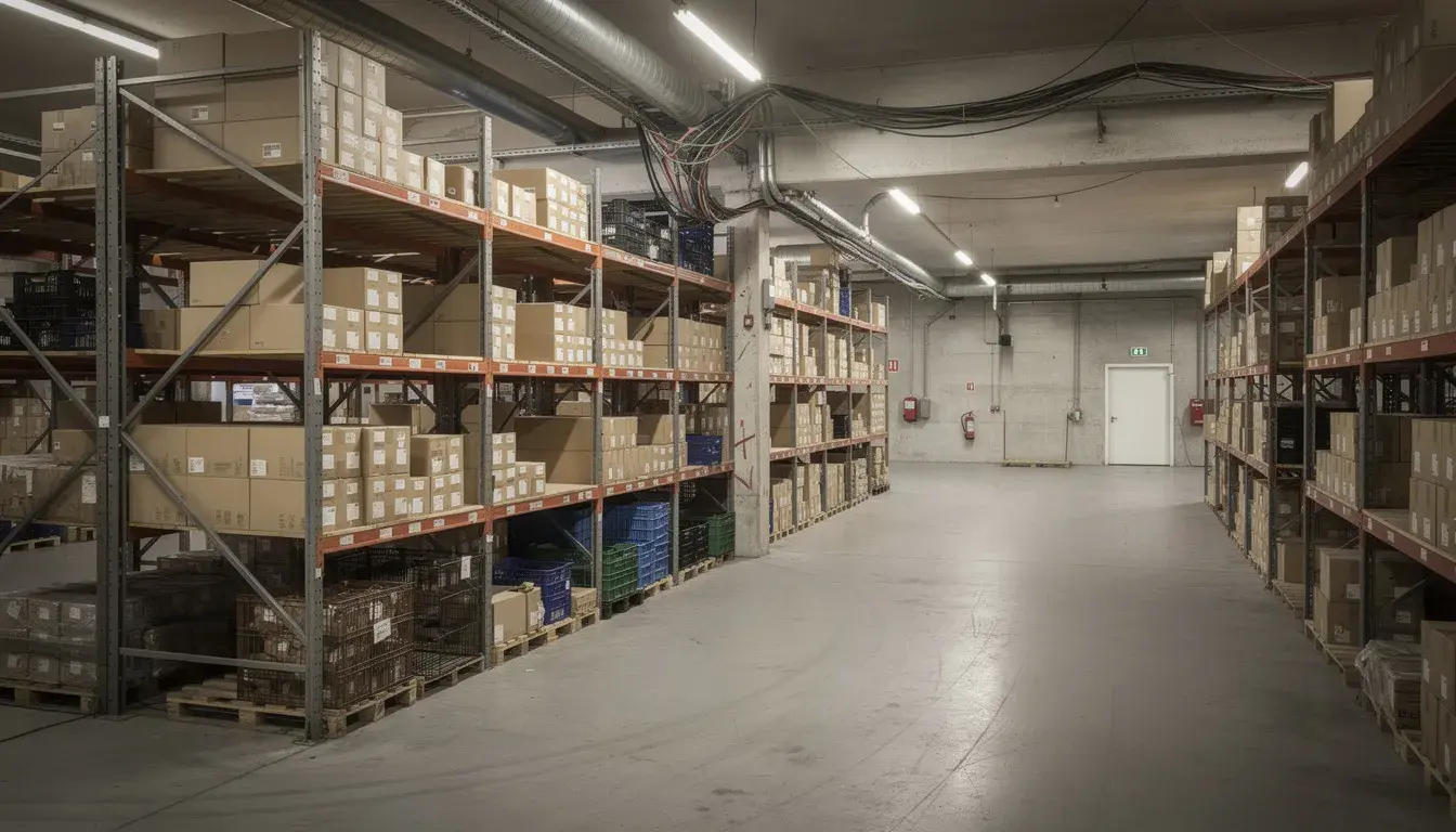 Die Abbildung zeigt ordentlich verpackte Umzugskartons und in Decken eingewickelte Möbelstücke, die bereit für die Einlagerung sind. Diese Gegenstände sind für die Möbellagerung vorgesehen und bieten eine flexible Lösung für den Platzbedarf während eines Umzugs oder Renovation.