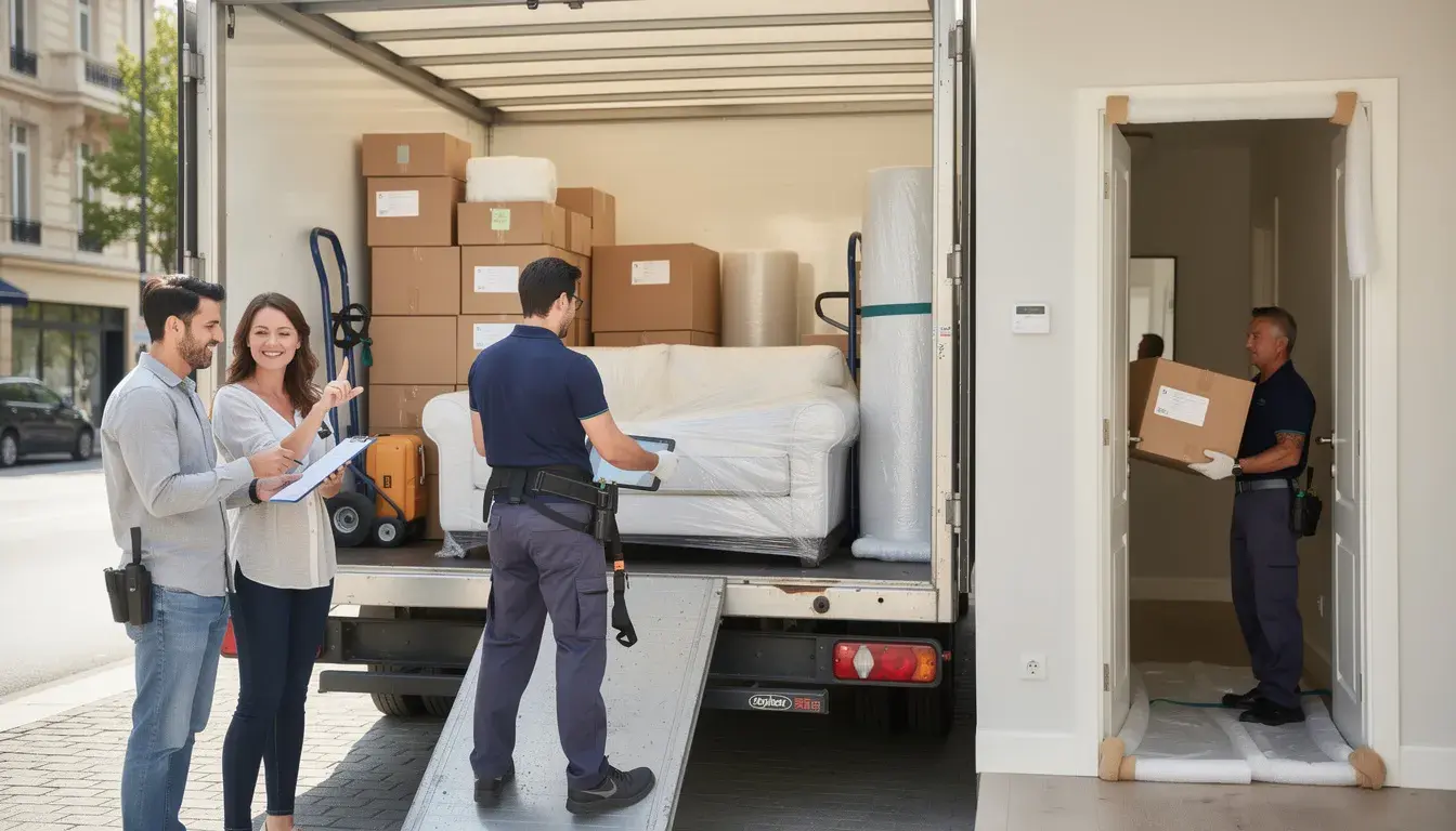 Lokale Umzugsfirma beim Möbeltransport in der Schweiz